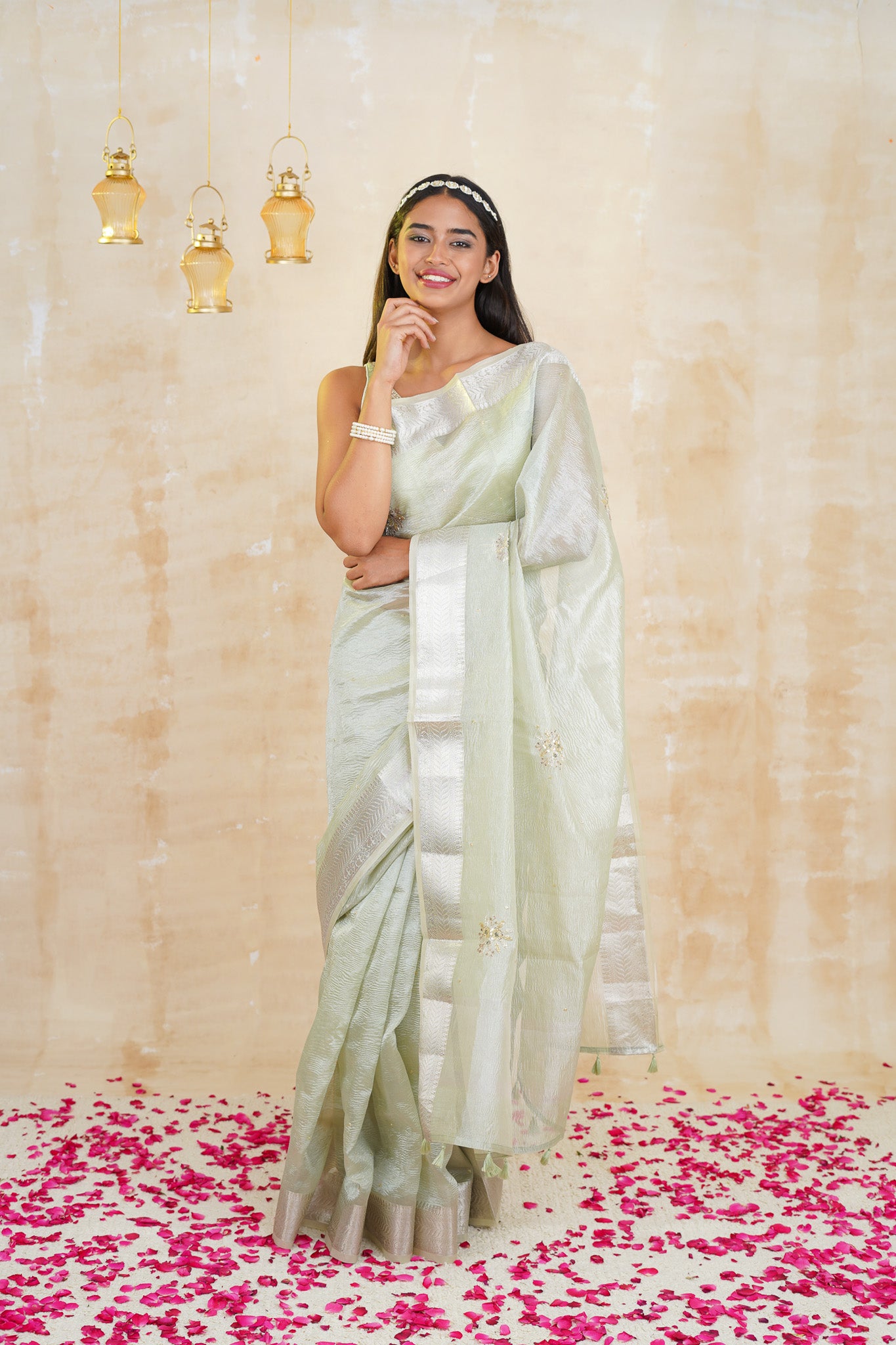 tissue sarees online