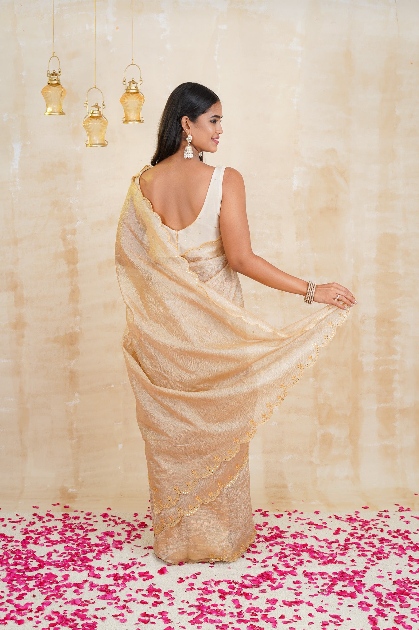 tissue sarees online