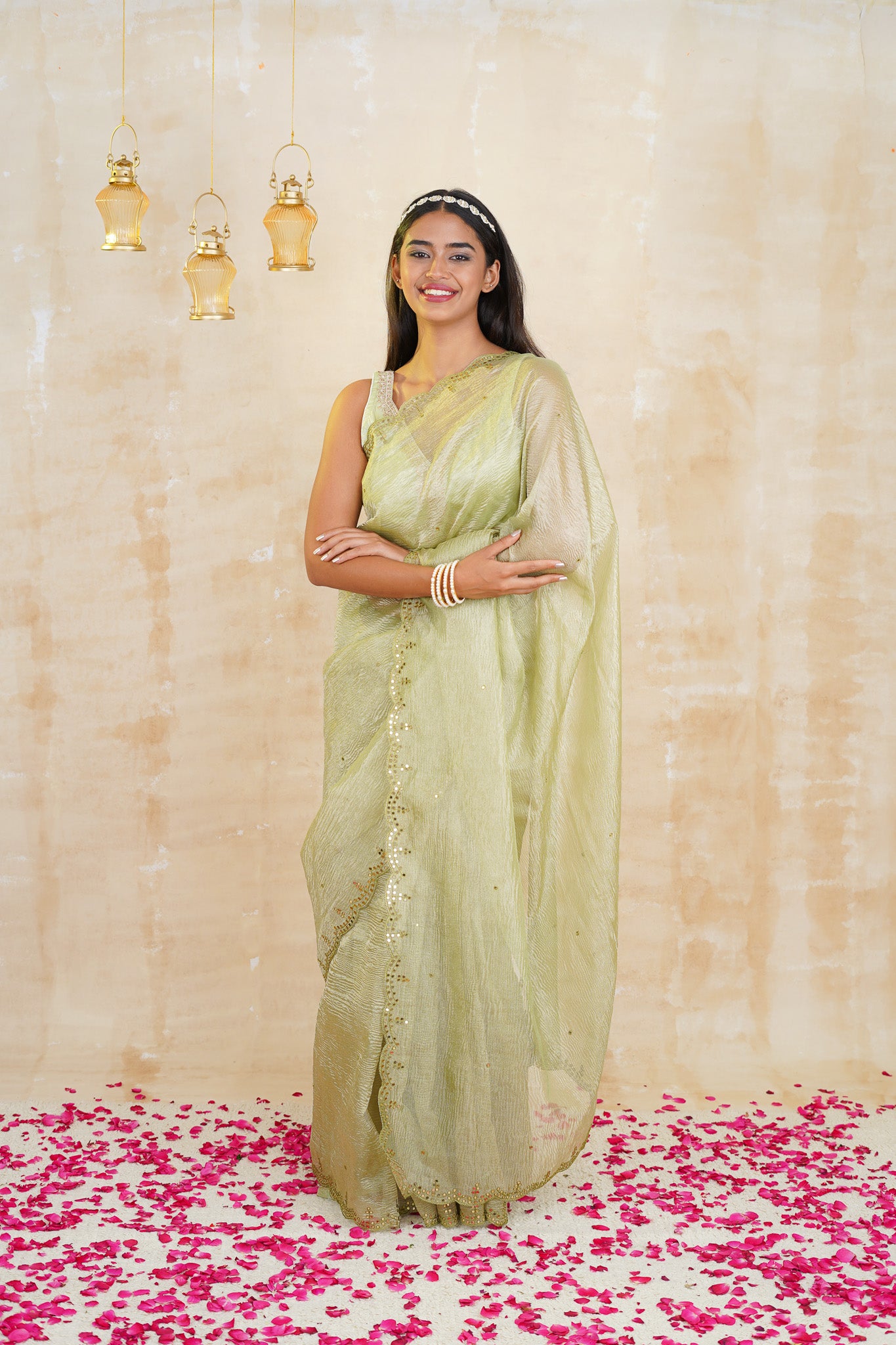 tissue sarees online