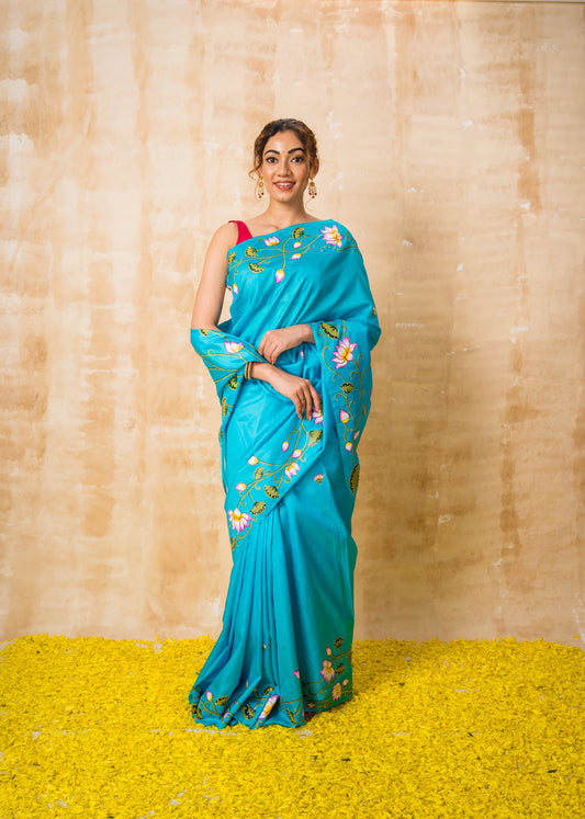 patachitra painting sarees