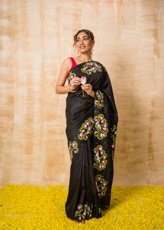 patachitra painting sarees