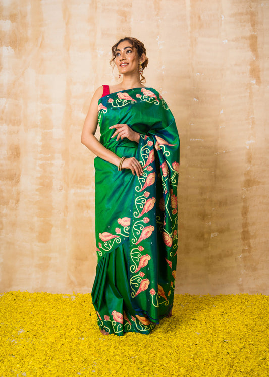 patachitra painting sarees