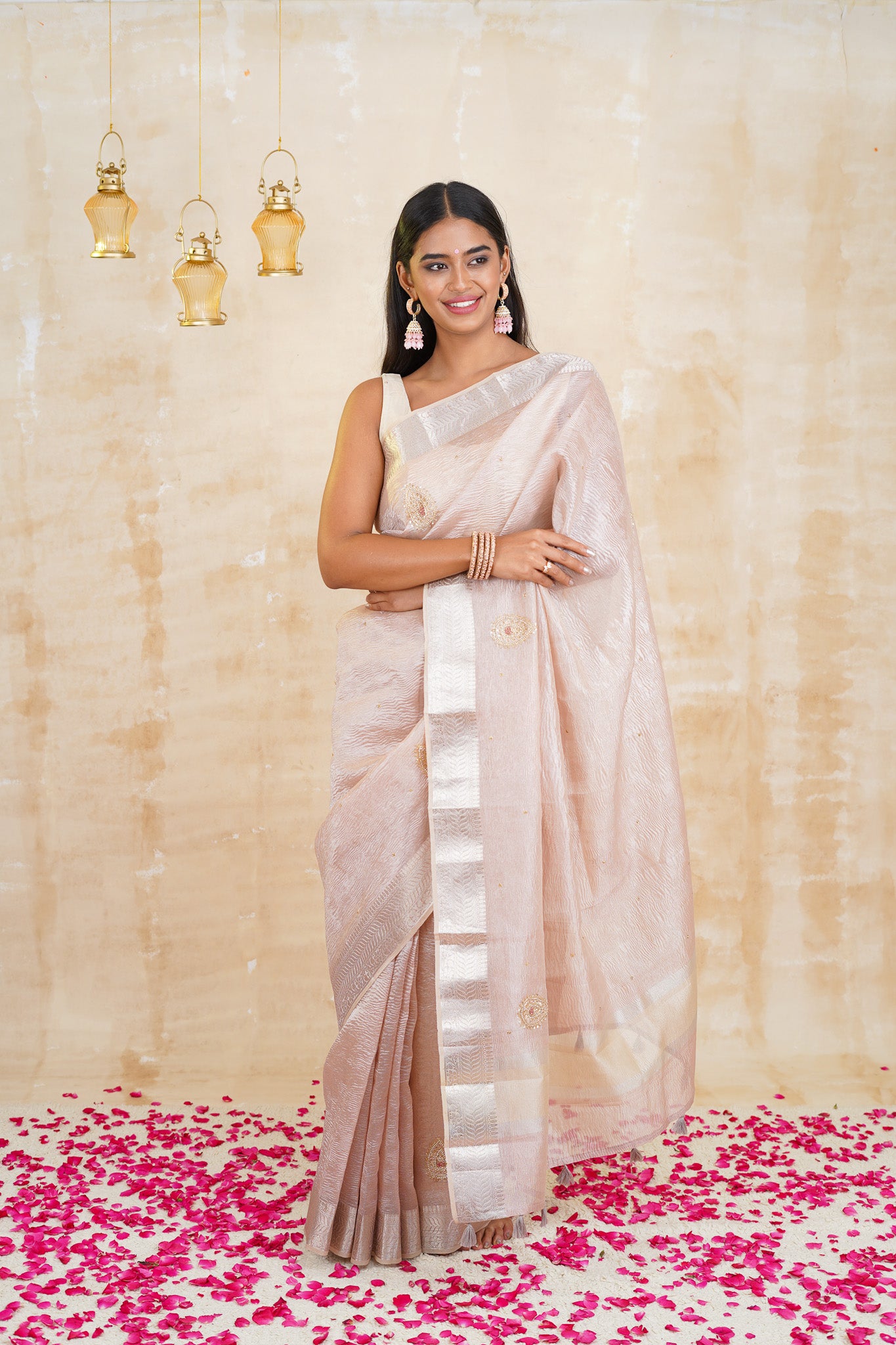 tissue sarees online
