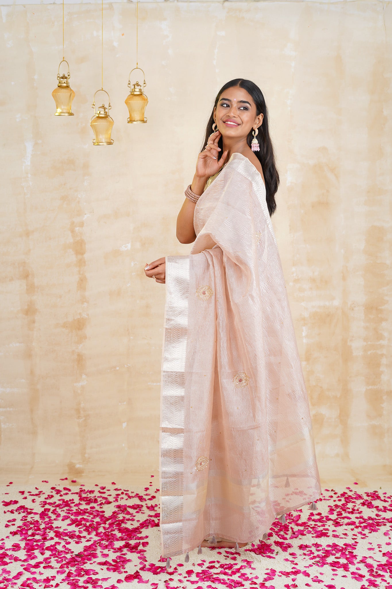 tissue sarees online