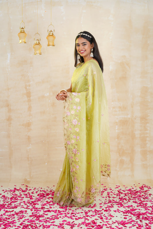 tissue sarees online