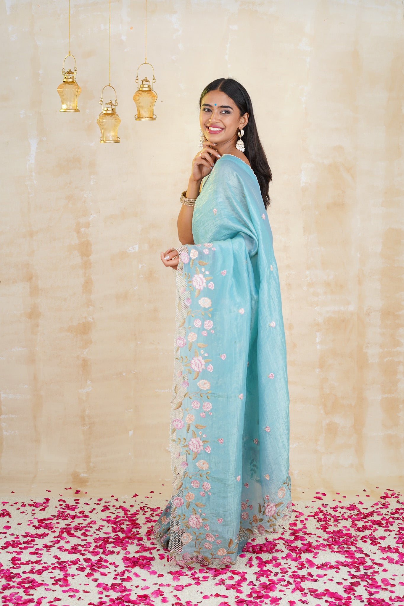 tissue sarees online