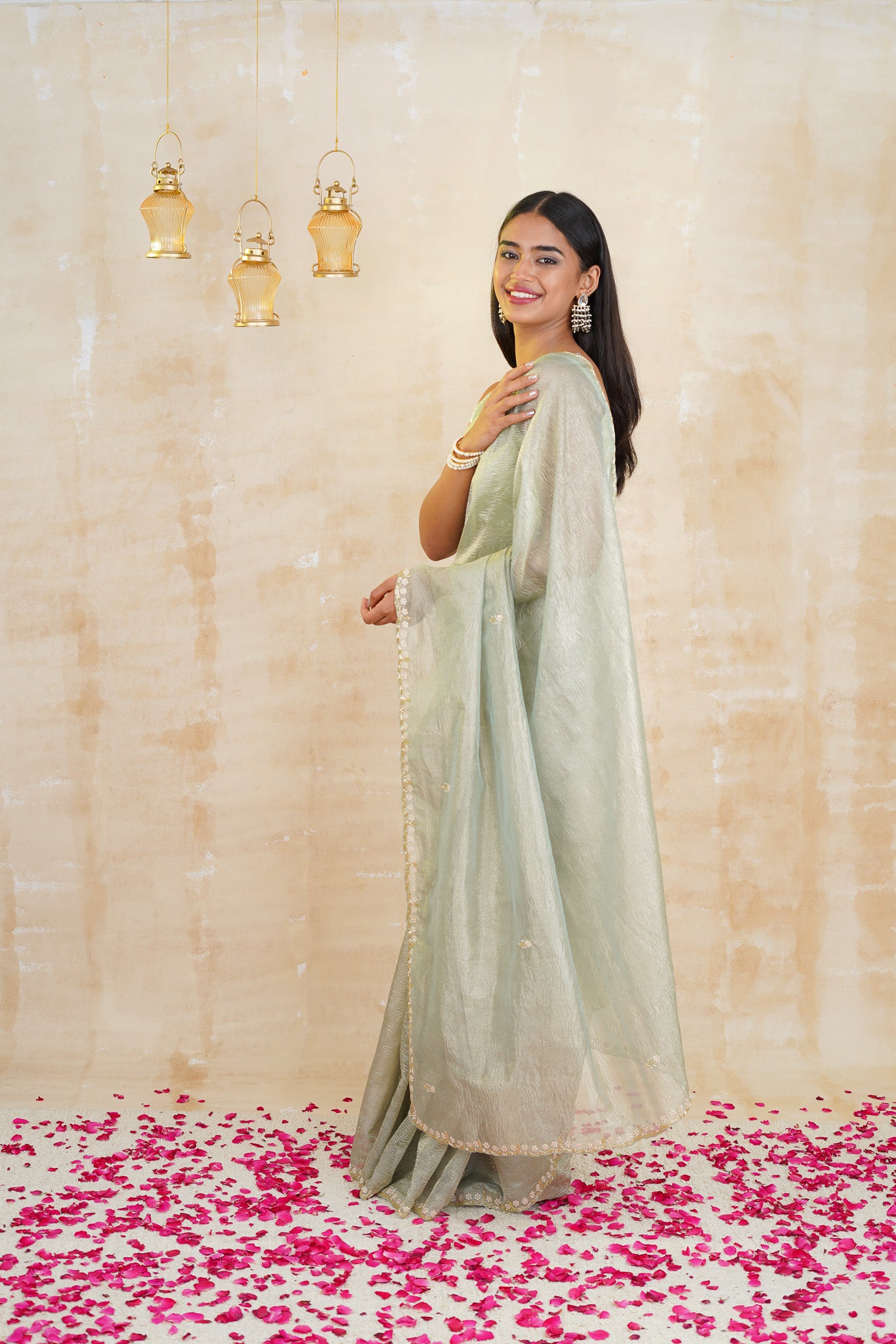 tissue sarees online