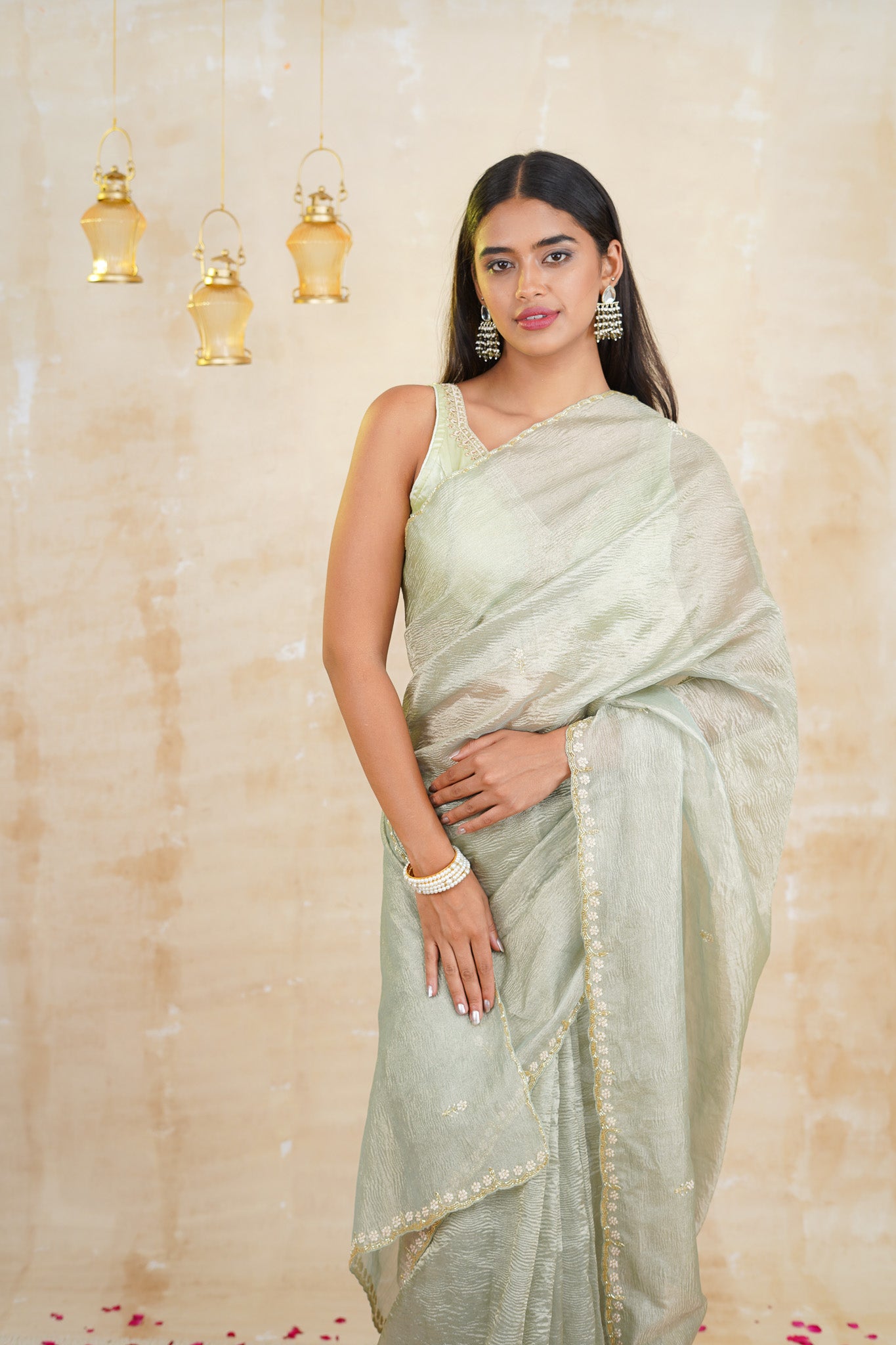 tissue sarees online