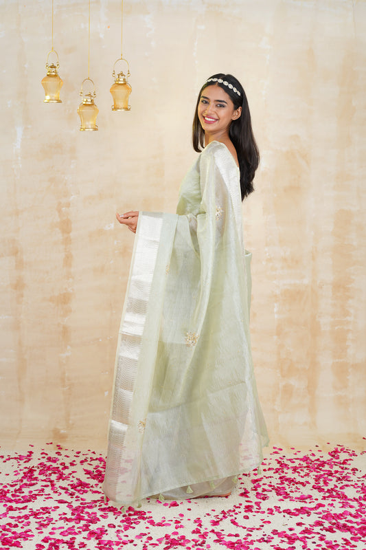 tissue sarees online