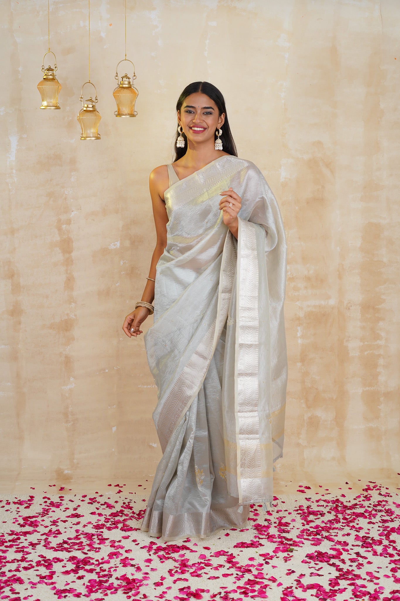 tissue sarees online