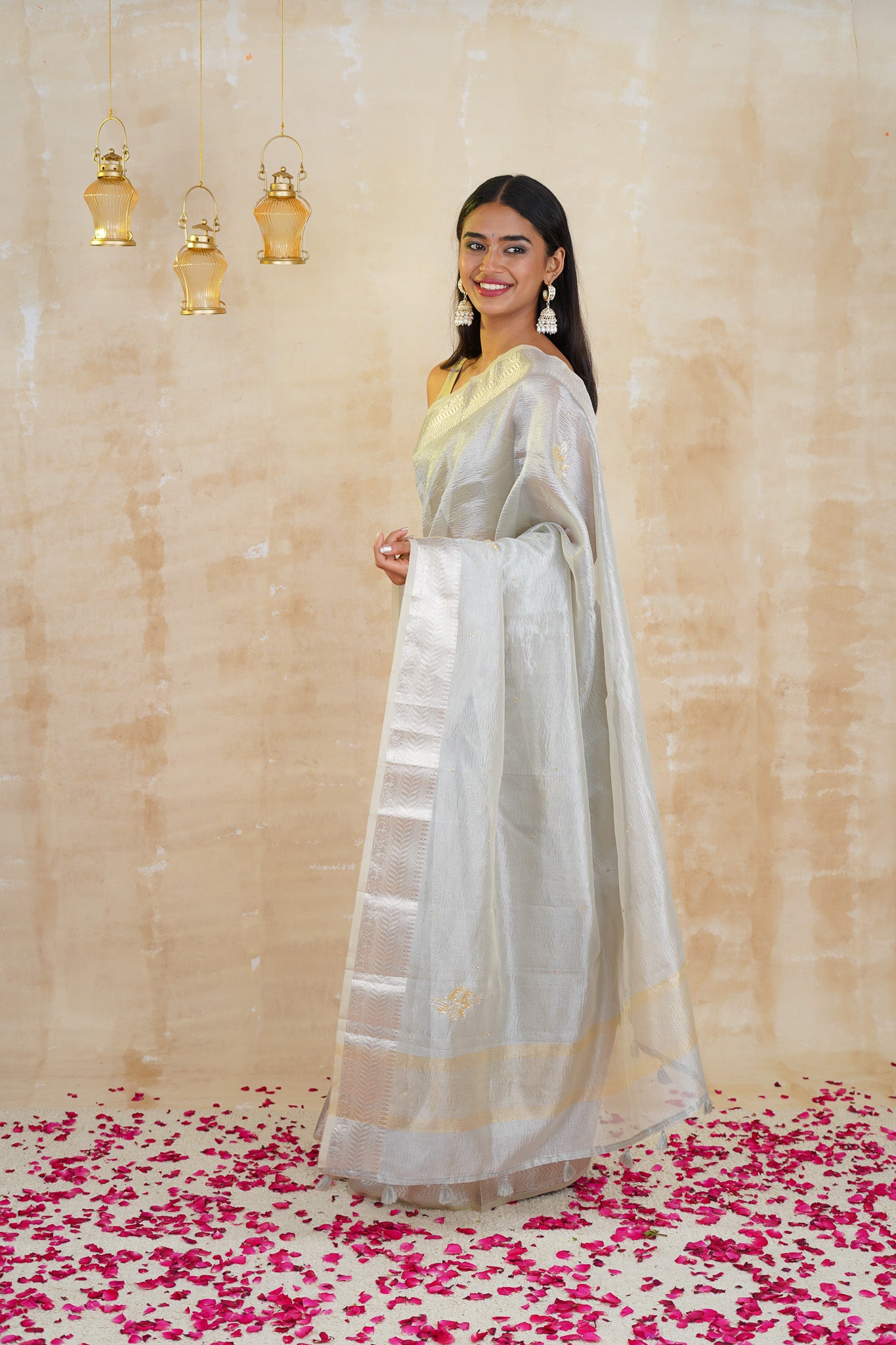 tissue sarees online
