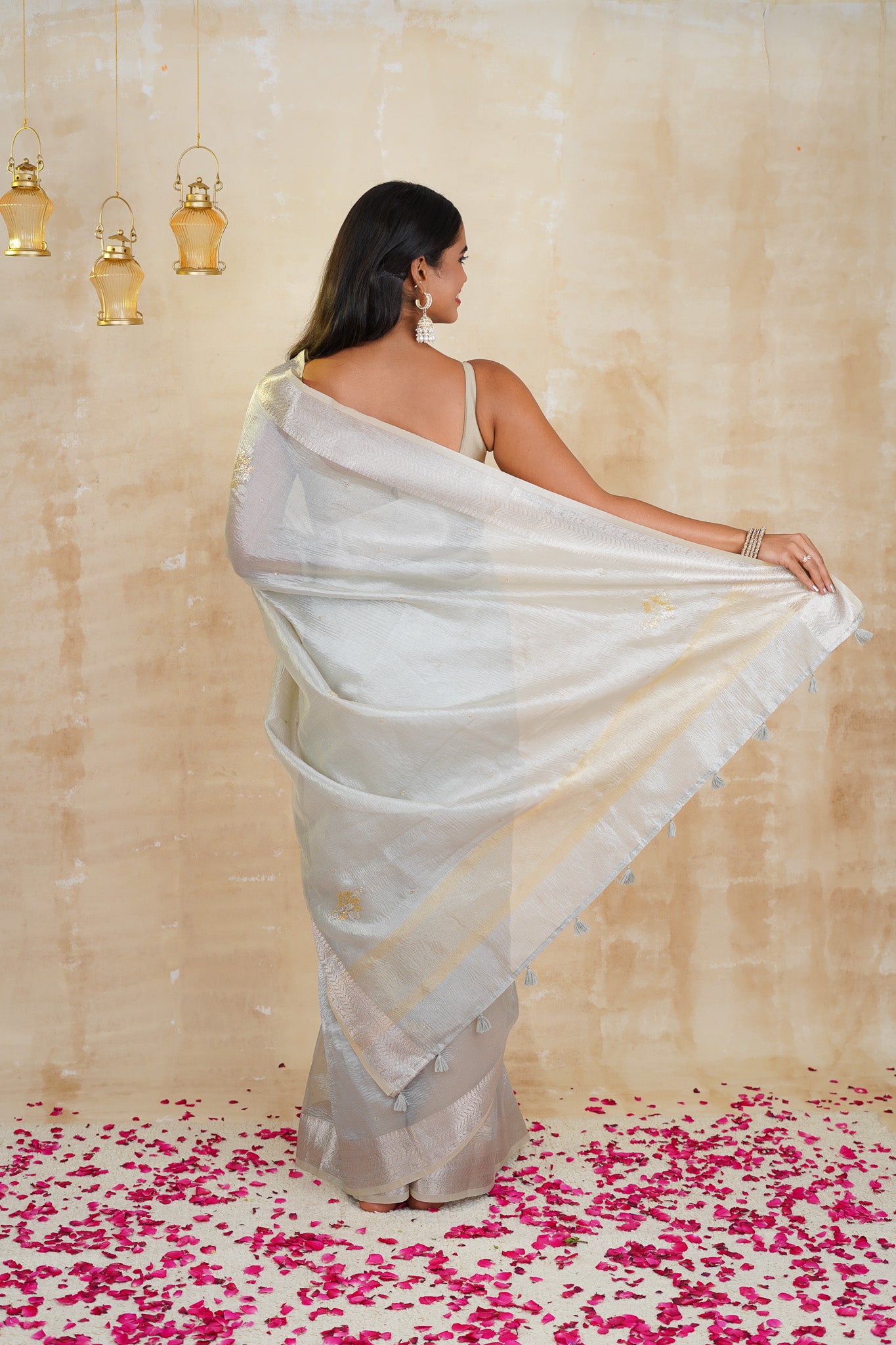 tissue sarees online